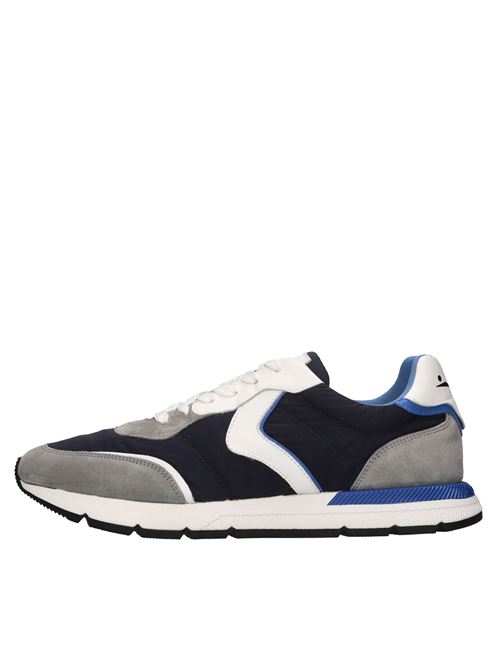  VOILE BLANCHE | STORM 015 MAN SUEDE/NYLONGRIGIO-BLU-BIANCO